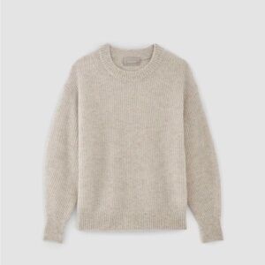 Everlane Oversized Alpaca Crewneck Sweater